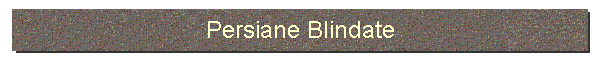 Persiane Blindate